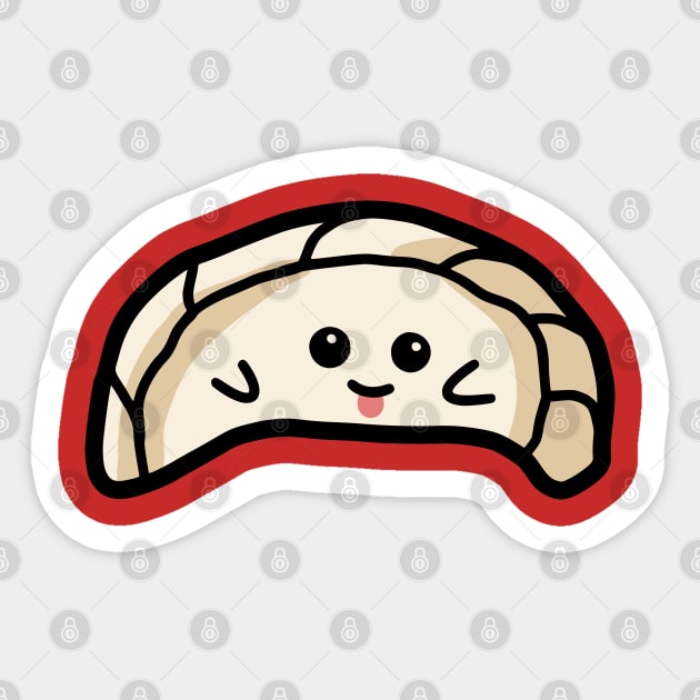 Cheeky Empanada Kawaii Dumplings Sticker by Chigurena